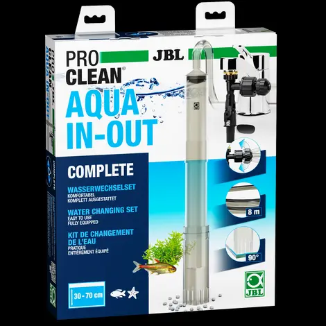 JBL PROCLEAN AQUA IN-OUT COMPLETE – Aquarium water change kit for connection to the water supply line