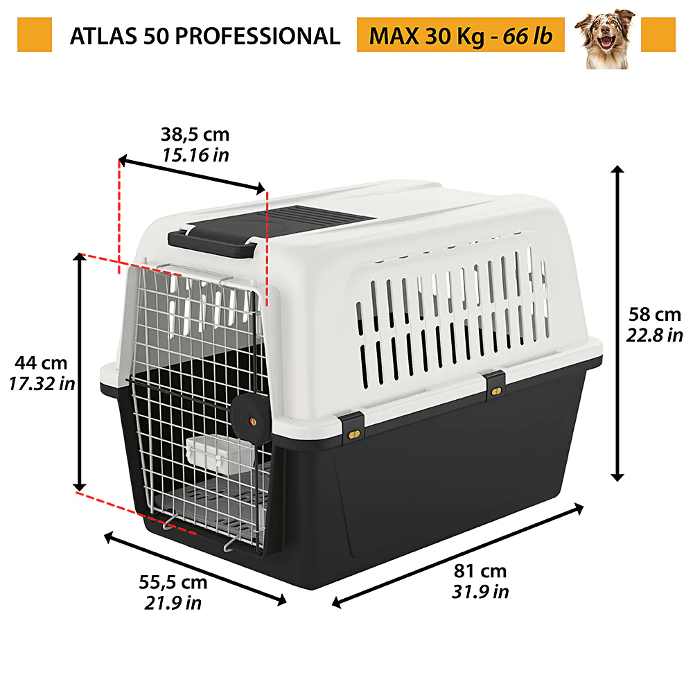 ferplast ATLAS 50/ 60 PROFESSIONAL - Переноска для собак среднего и большого размера — изображение 11