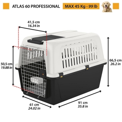 ferplast ATLAS 50/ 60 PROFESSIONAL - Переноска для собак среднего и большого размера — изображение 10