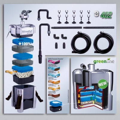 JBL CristalProfi e402 greenline External filter for aquariums from 40-120 litres - Image 6