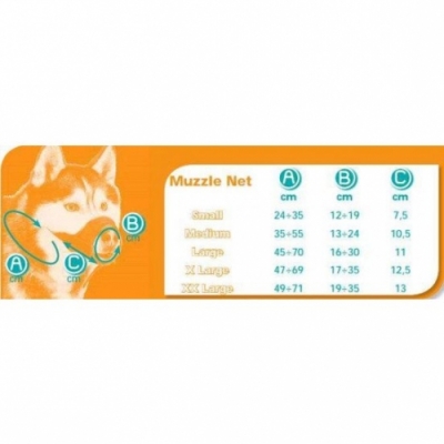ferplast MUZZLE NET L Adjustable dog muzzle, made of nylon net - Image 3