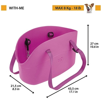 ferplast WITH ME MEDIUM- елегантна, водоустойчива транспортна чанта - Image 2