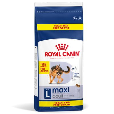 ROYAL CANIN MAXI ADULT 15 + 3kg