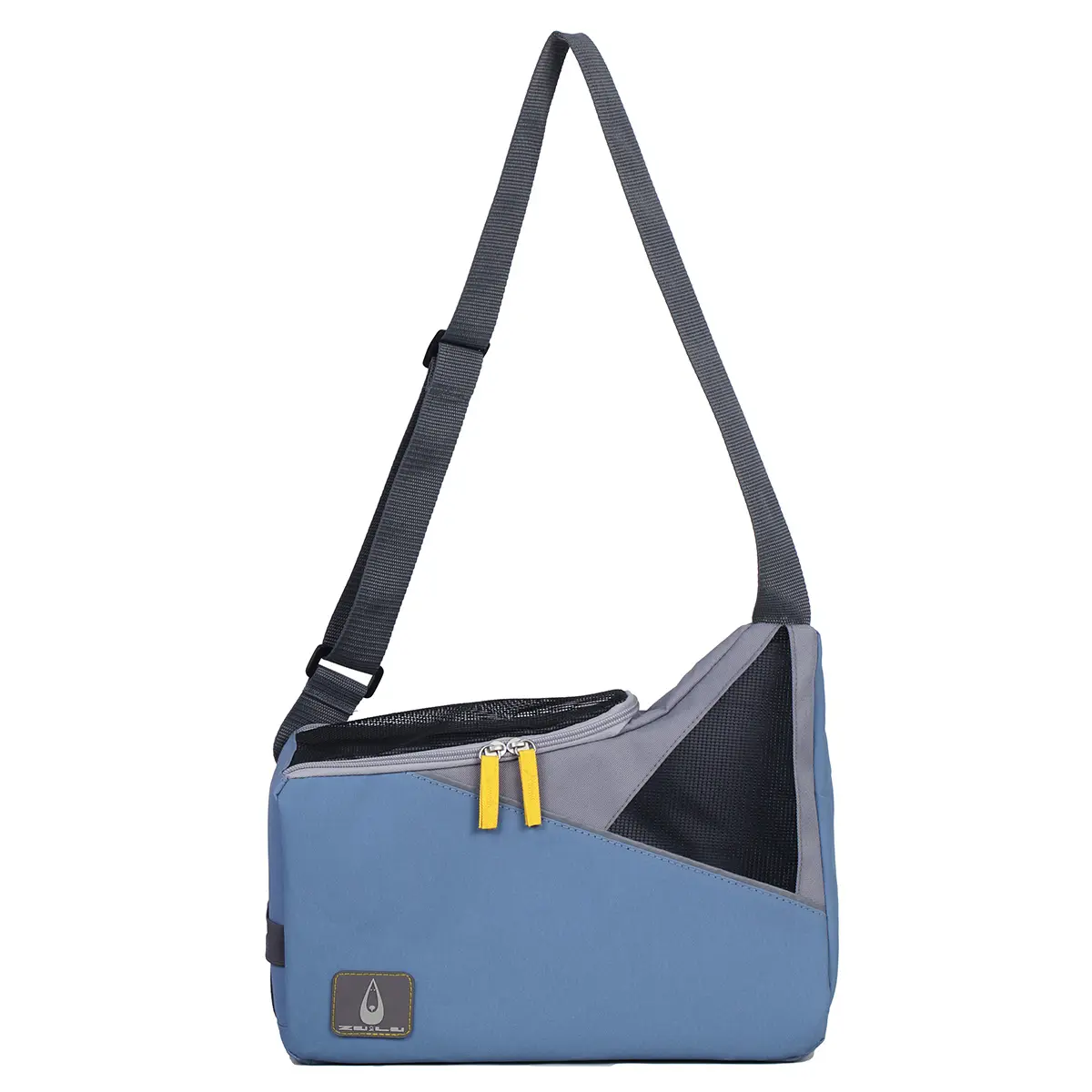 Zu&Lu KAIMAN - Tiny blue denim pet carrier - Image 2