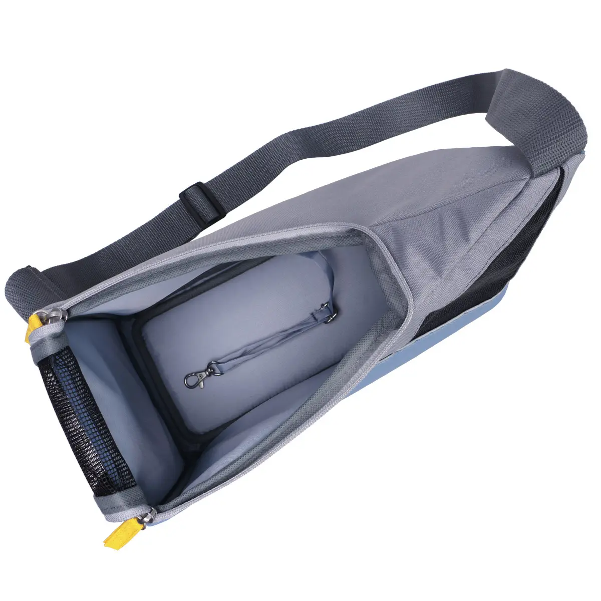 Zu&Lu KAIMAN - Tiny blue denim pet carrier - Image 5