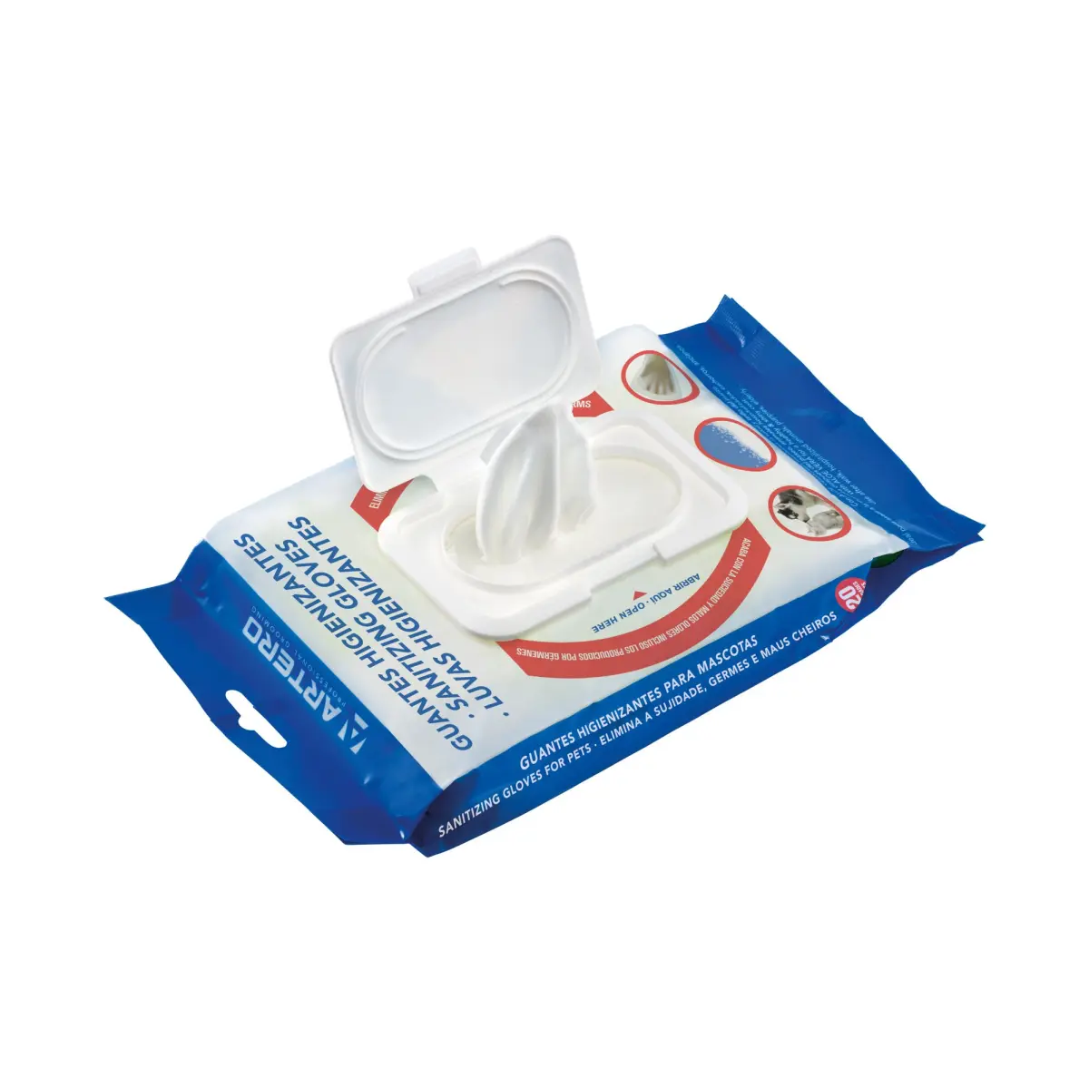 ARTERO ANTI-GERM SANITIZING GLOVES 20pcs — изображение 2