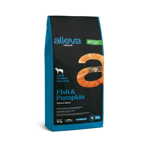 Alleva Natural Adult Mеdium/Maxi Fish & Pumpkin — изображение 3