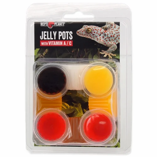 Repti Planet Jelly Pots with Vitamine A / C, 8 pcs
