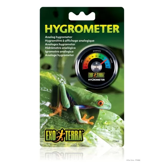 Exo Terra analog hygrometer