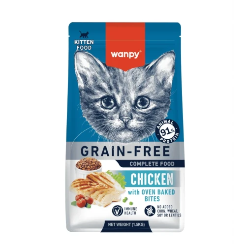 Wanpy Kitten Grain Free with chicken 1.5kg
