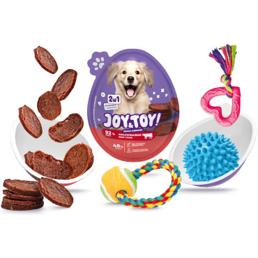 Joy & Toy Egg Surprise For Dog Beef snack + Toy — изображение 2