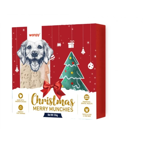 Wanpy Christmas Merry Munchies 124g