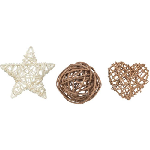 Trixie Xmas Rattan Set, 3 pcs.